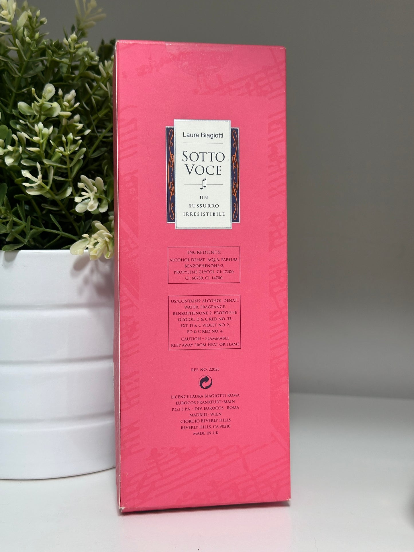 SOTTO VOCE LAURA BIAGIOTTI EAU DE TOILETTE 75ML