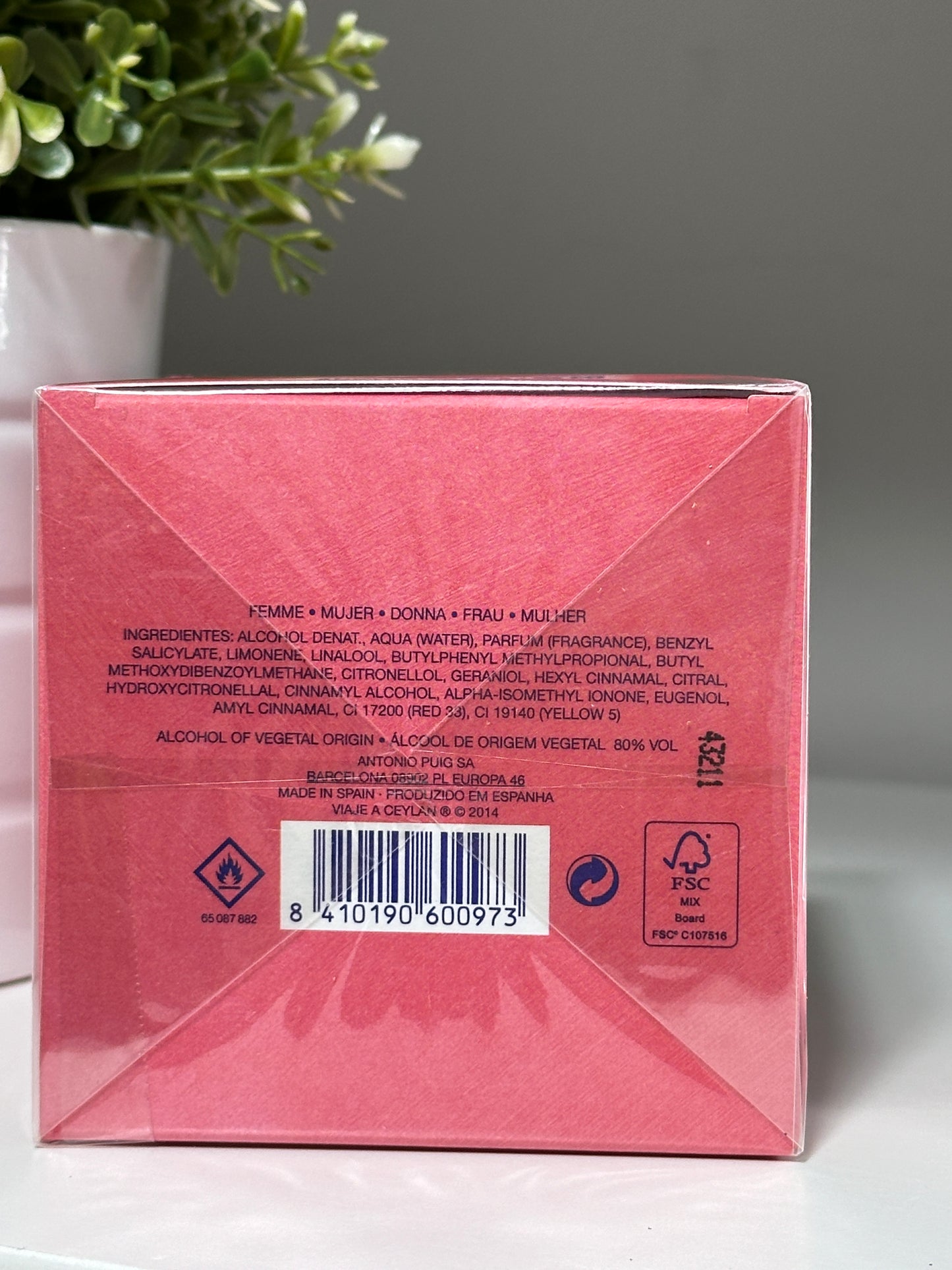 VIAJE A CEYLAN ADOLFO DOMINGUEZ FOR WOMAN EAU DE TOILETTE 100ML