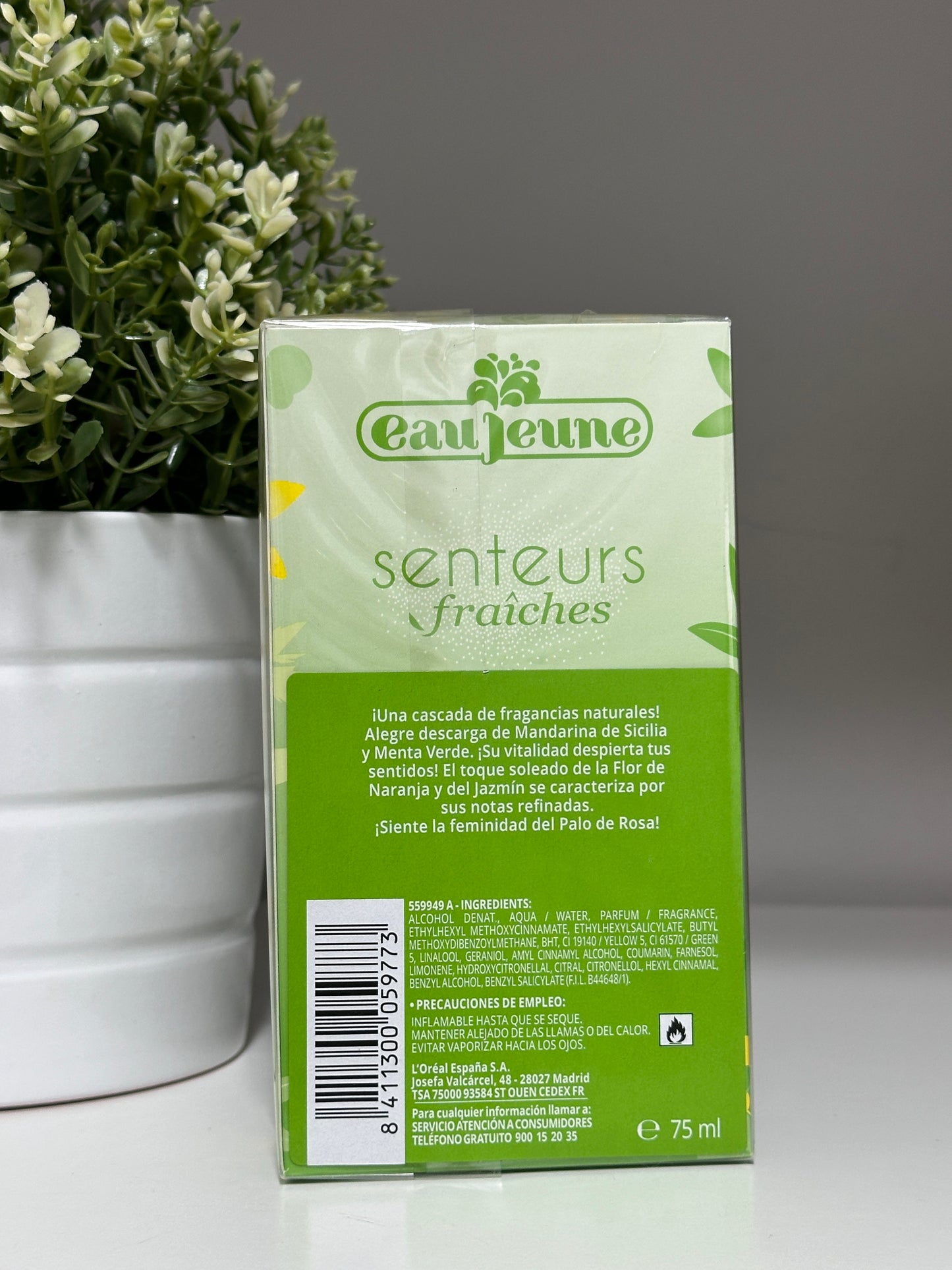 SENTEURS FRAICHES EAU JEUNE EAU DE TOILETTE NEU IN VERSIEGELTER BOX 75ML