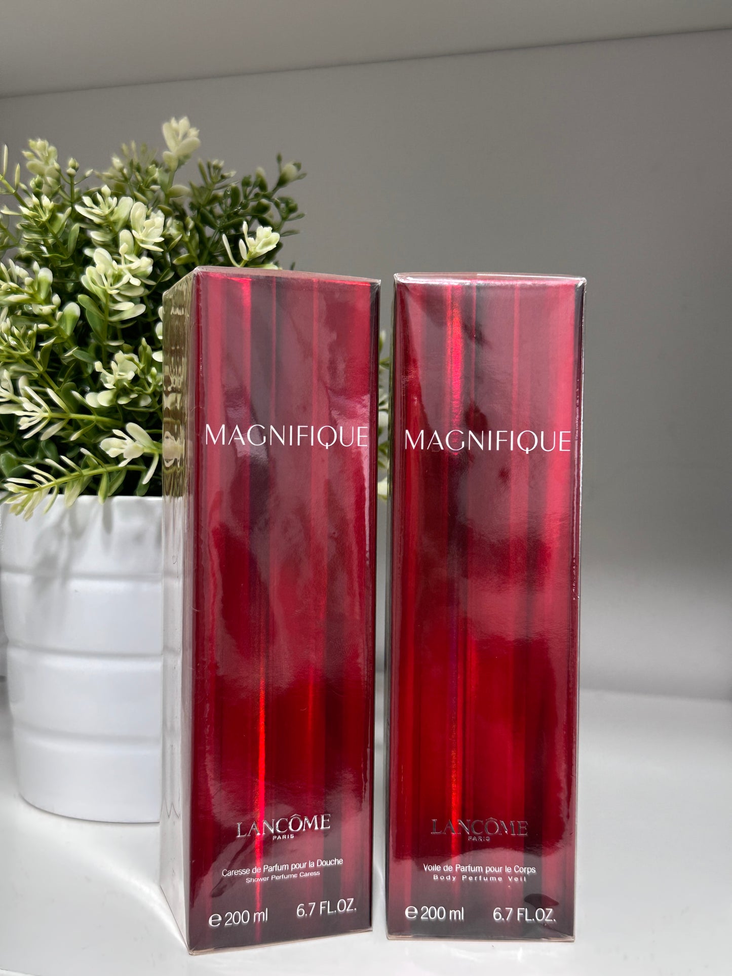 MAGNIFIQUE LANCOME GEL DE BAÑO Y LECHE PARA EL CUERPO 200ML