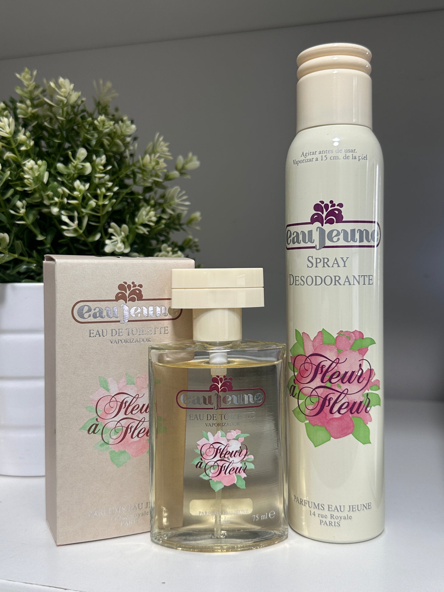 FLEUR A FLEUR EAU JEUNE EAU DE TOILETTE 75ML SPRAY + DESODORANTE