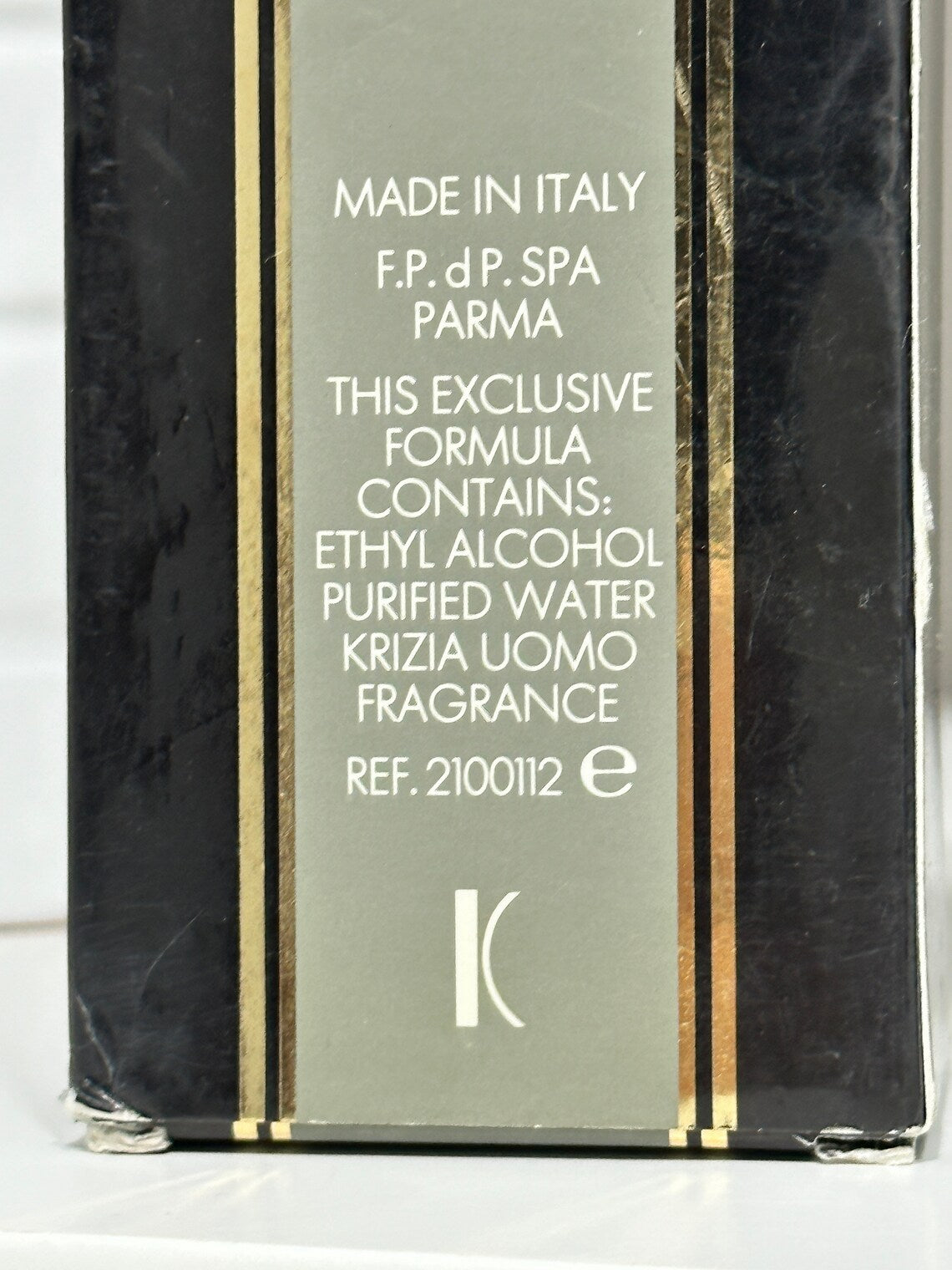 KRIZIA UOMO EAU DE TOILETTE 25ML