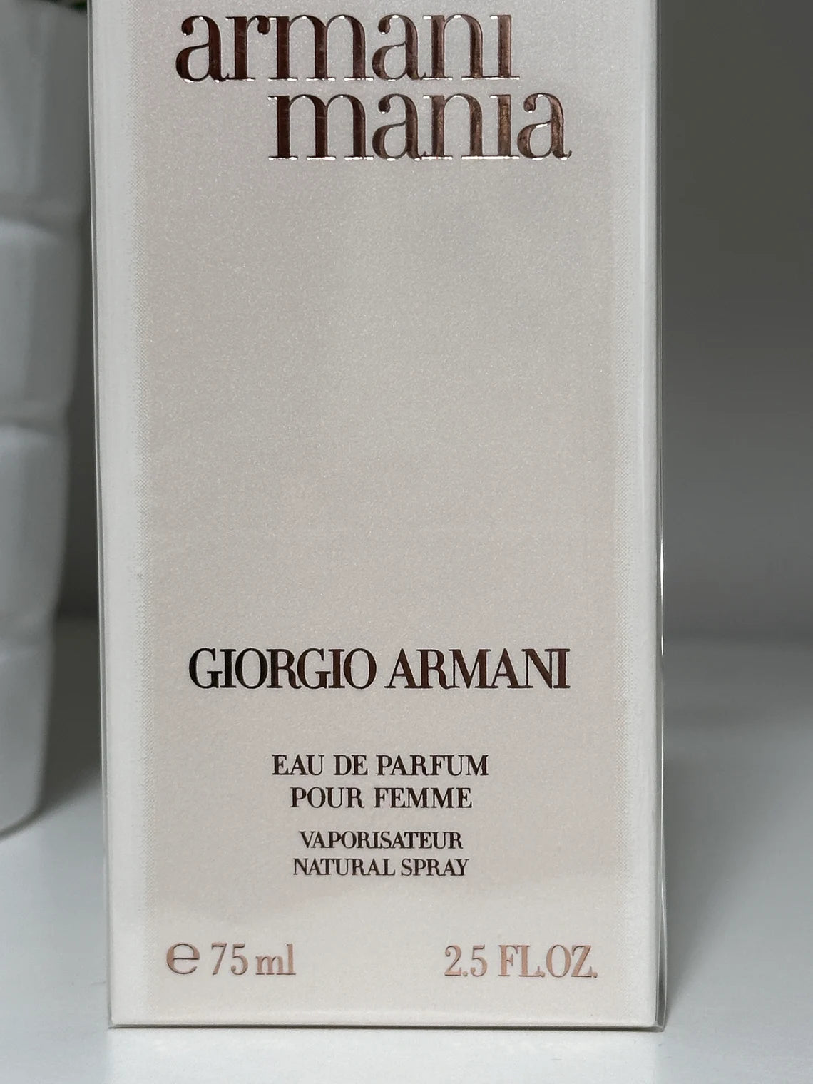 ARMANI MANIA GIORGIO Armani Eau de Parfum Frau 50 ml fast vollständiges Spray