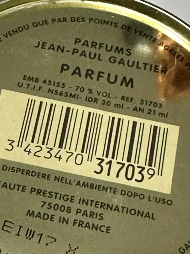 JEAN PAUL GAULTIER CLASSIQUE PARFUM 30ML SPLASH