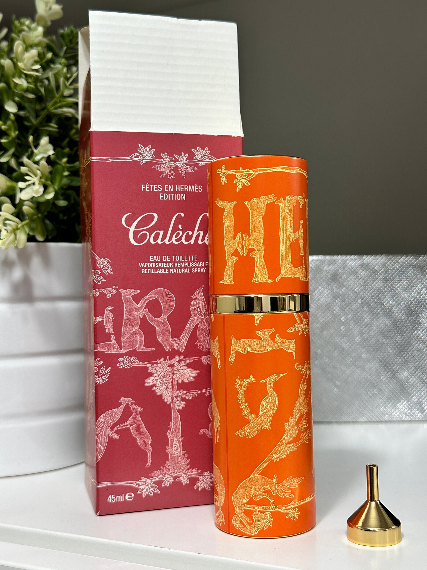 CALECHE HERMES FETES EN HERMES EDITION EAU DE TOILETTE REFILLABLE 45ML