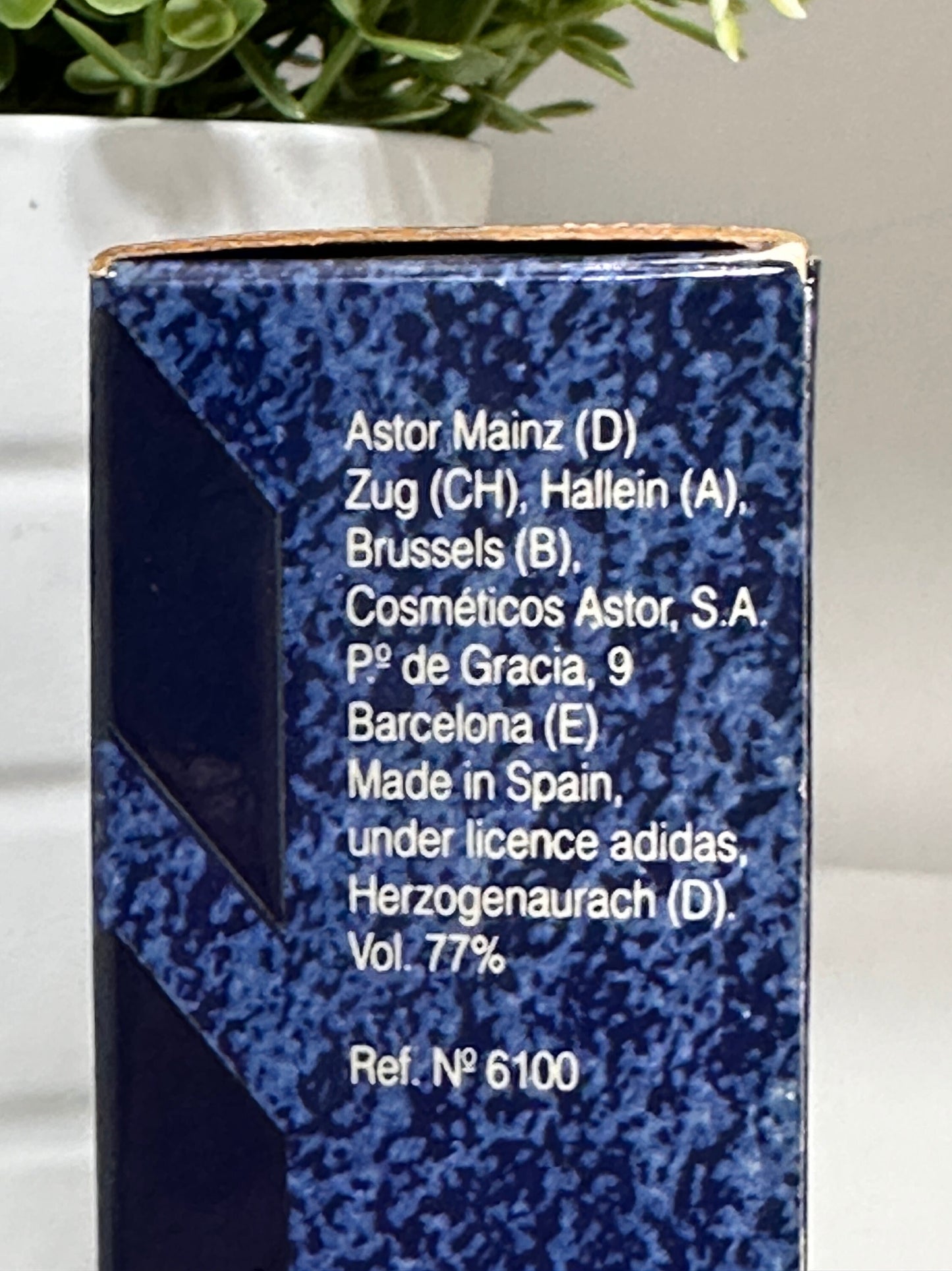 ADIDAS ASTOR MAINZ EAU DE TOILETTE FOR MEN 50ML SPLASH