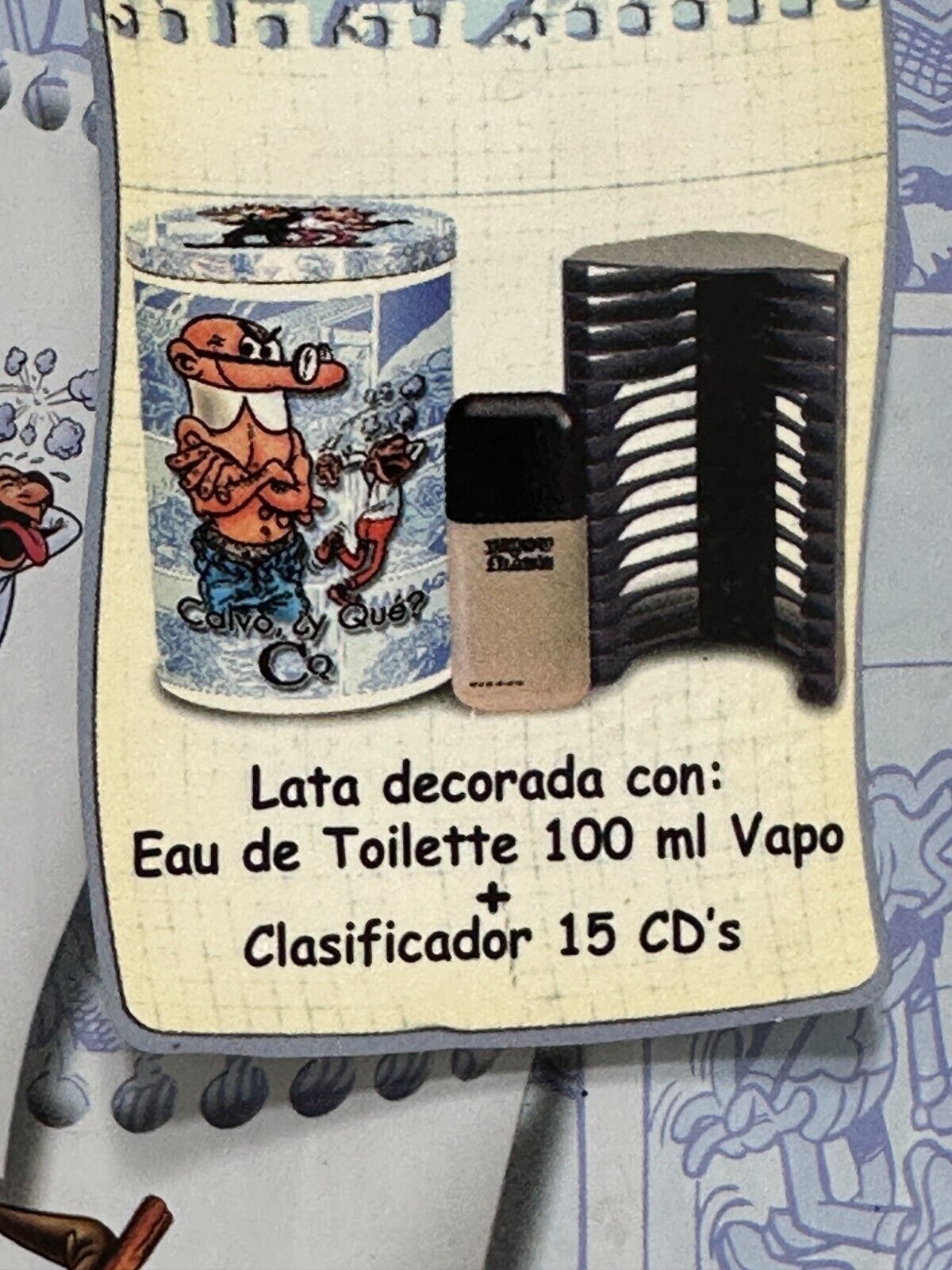 MORTADELO UND FILEMON DANA EAU DE TOILETTE 100ML DOSE