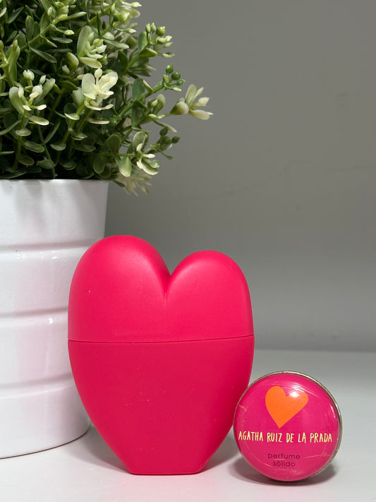 CORAZON AGATHA RUIZ DE LA PRADA EAU DE TOILETTE 50ML + PERFUME SOLIDO 10ML