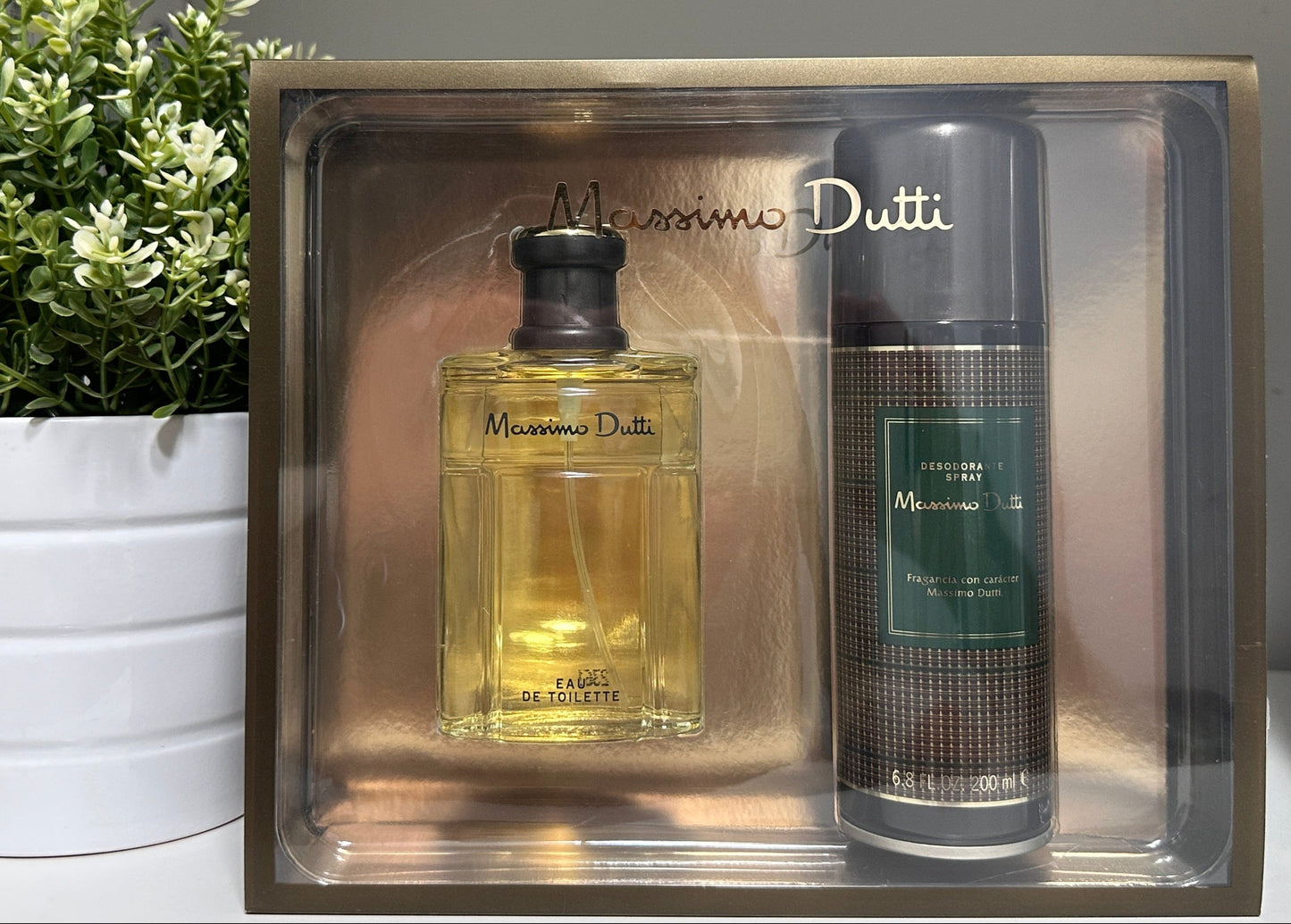 MASSIMO DUTTI EAU DE TOILETTE + DESODORANTE+ AFTER SHAVE MYRURGIA