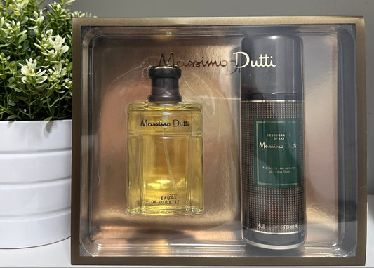 MASSIMO DUTTI EAU DE TOILETTE + DEODORANT + AFTER SHAVE MYRURGIA
