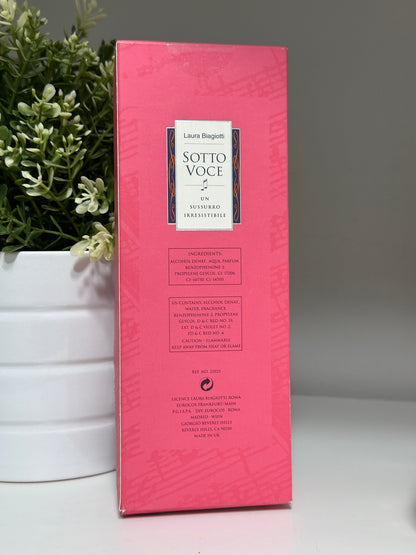 SOTTO VOCE LAURA BIAGIOTTI EAU DE TOILETTE 75ML
