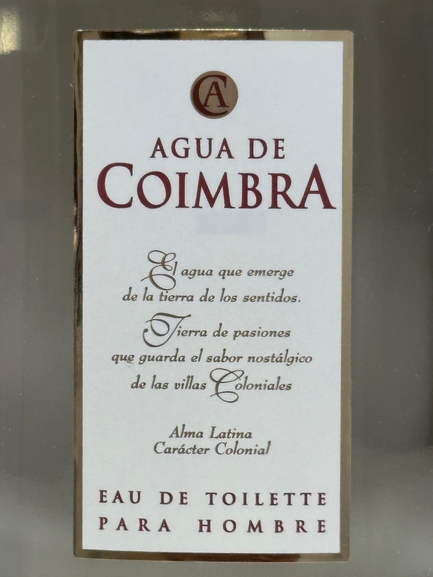 AGUA DE COIMBRA MYRURGIA EAU DE TOILETTE 100ML