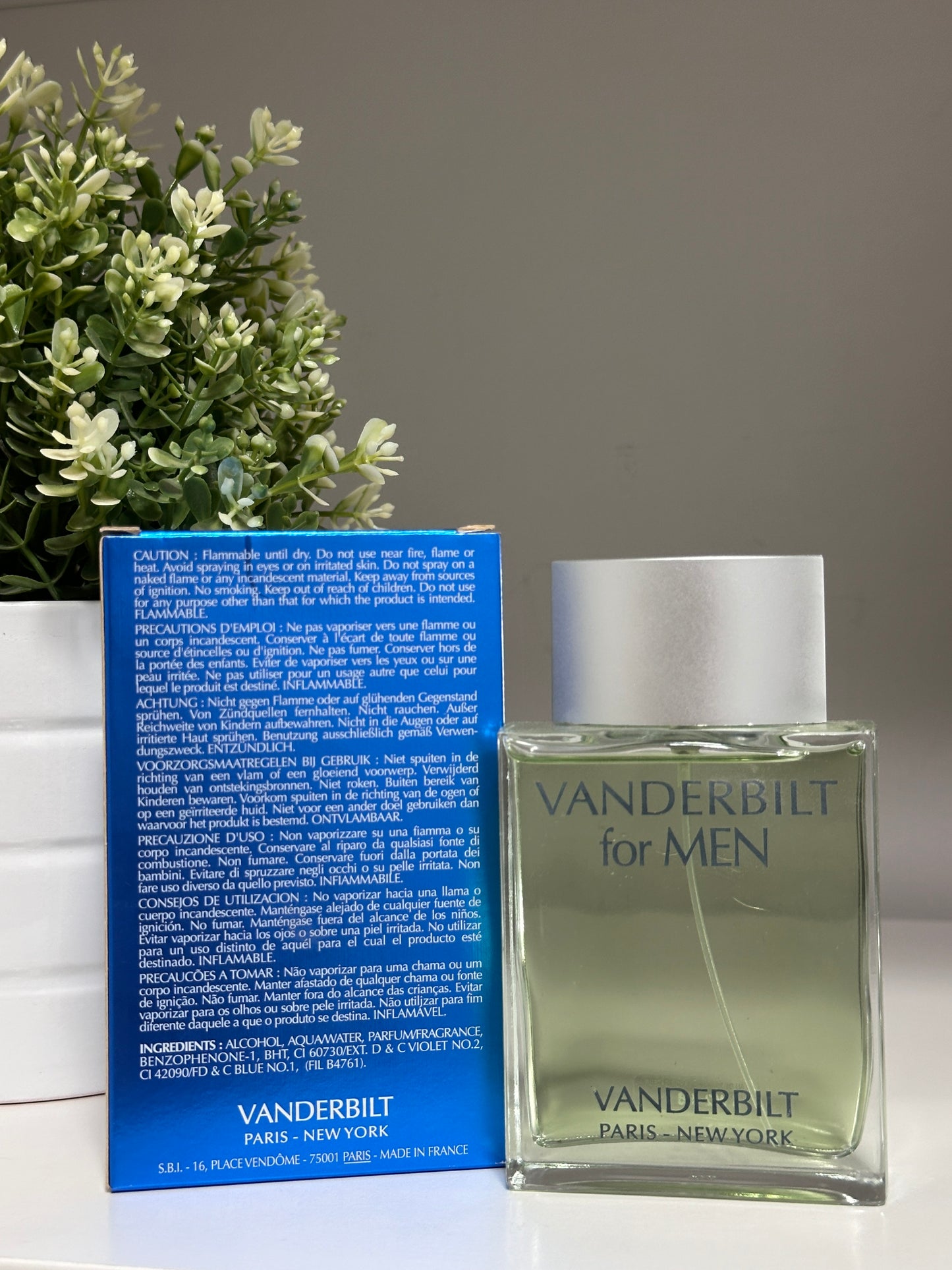 VANDERBILT FOR MEN EAU DE TOILETTE 100ML