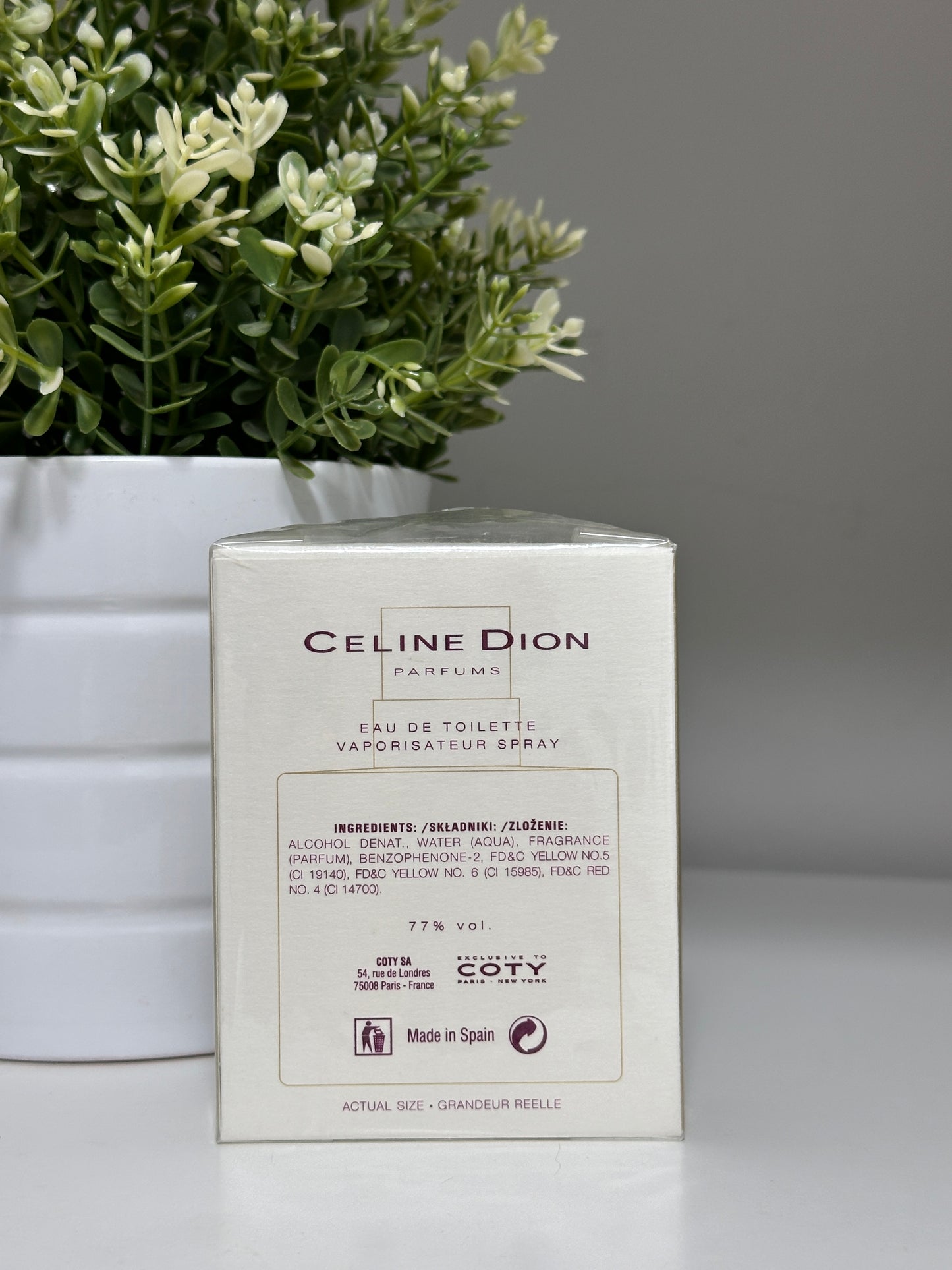 CELINE DION PARFUMS EAU DE TOILETTE FOR WOMAN 30ML SPRAY