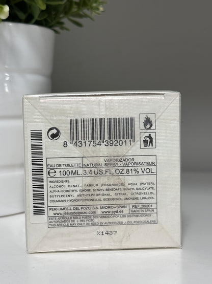 JESUS DEL POZO IN WHITE EAU DE TOILETTE 100ML