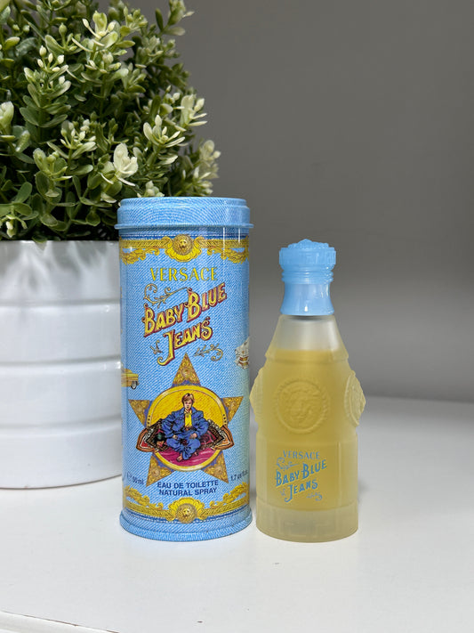 Versace BABY BLUE JEANS eau de toilette new in box unused 50ml spray