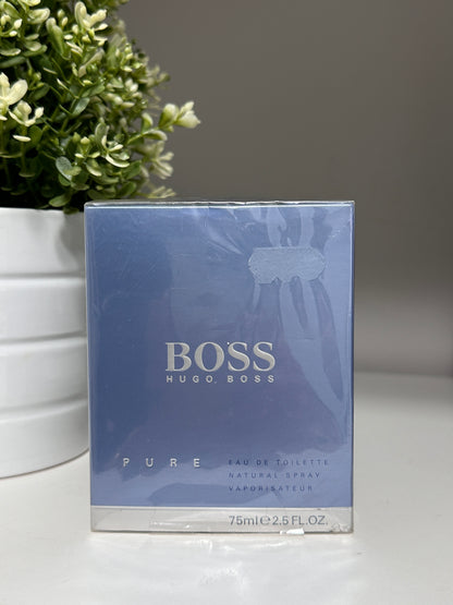 BOSS PURE HUGO BOSS EAU DE TOILETTE FOR MEN 75ML