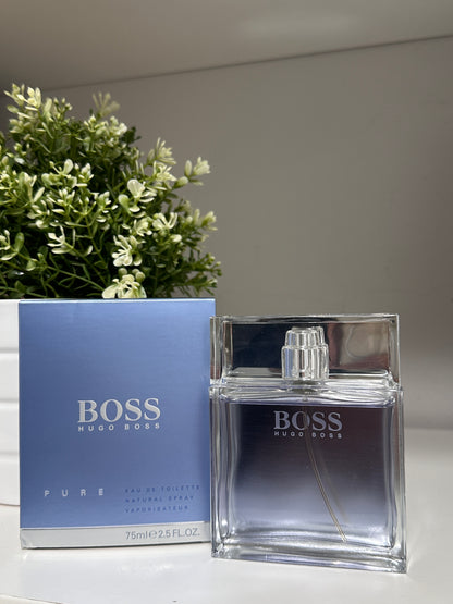 BOSS PURE HUGO BOSS EAU DE TOILETTE FOR MEN 75ML