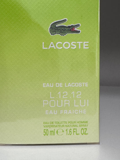 LACOSTE EAU DE LACOSTE POUR LUI L. 12. 12 EAU FRAICHE 50ML