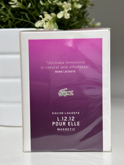 EAU DE LACOSTE L. 12. 12 POUR ELLE MAGNETIC EAU DE PARFUM 45ML