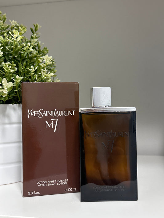 M7 YVES SAINT LAURENT AFTERSHAVE LOTION 100ML SPLASH