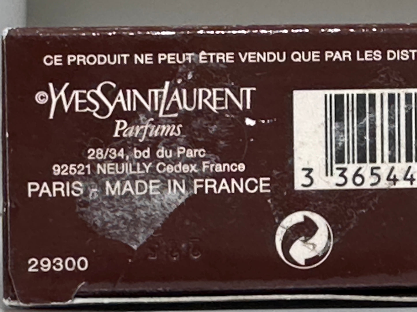 M7 YVES SAINT LAURENT AFTERSHAVE LOTION 100ML SPLASH