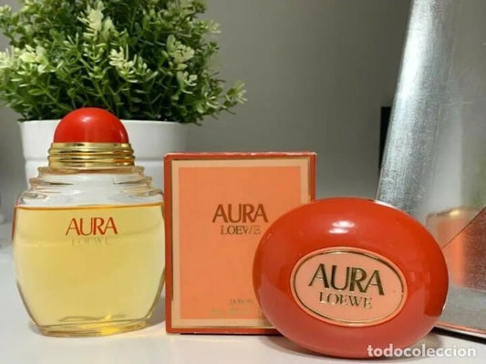 AURA LOEWE EDT with soap as seen