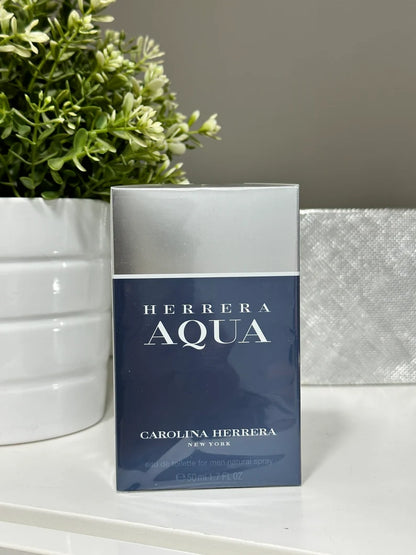 AQUA CAROLINA HERRERA Eau de Toilette 50 ml Spray Precintada versiegelt für Männer